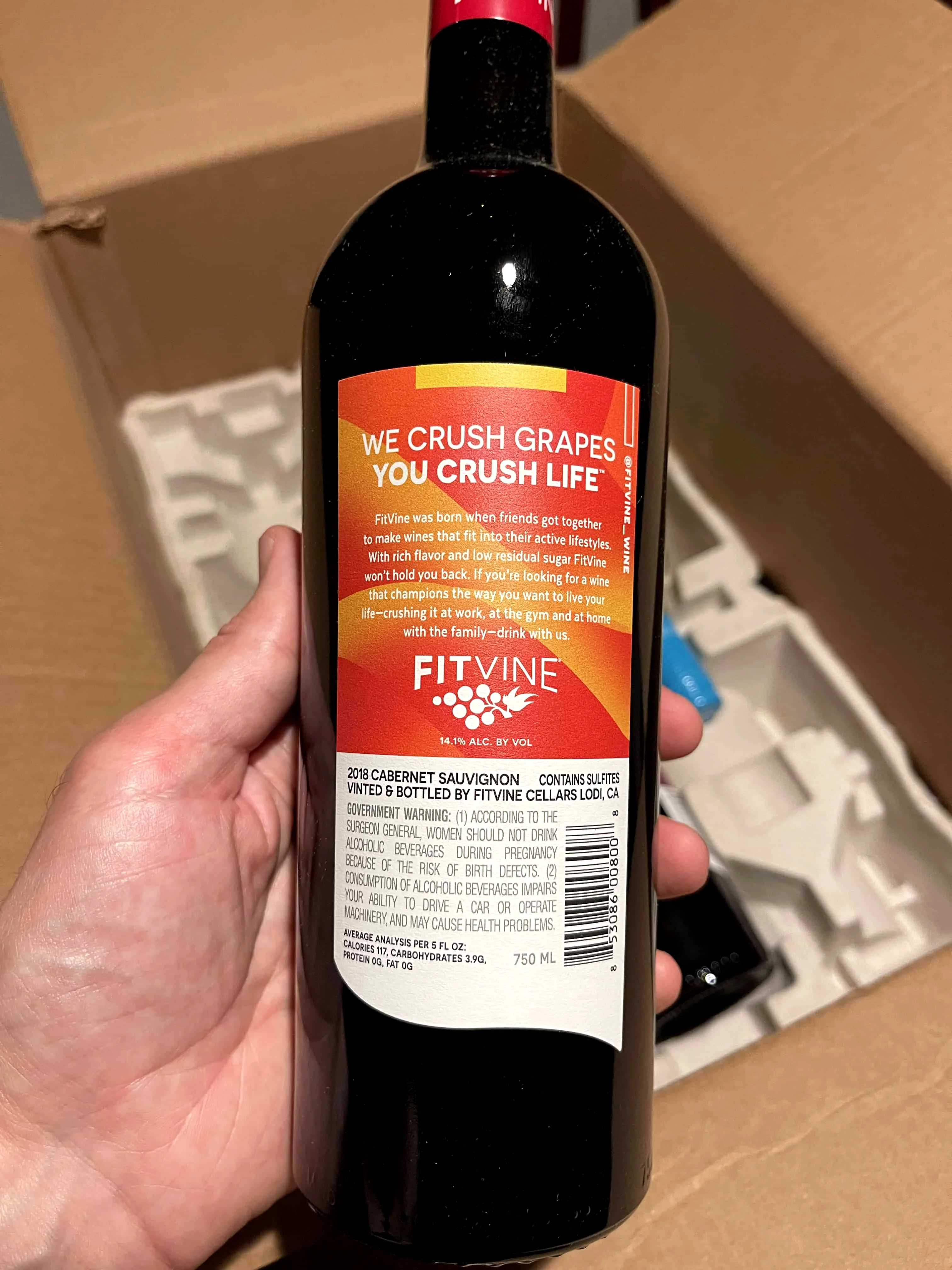 FitVine Wine Label